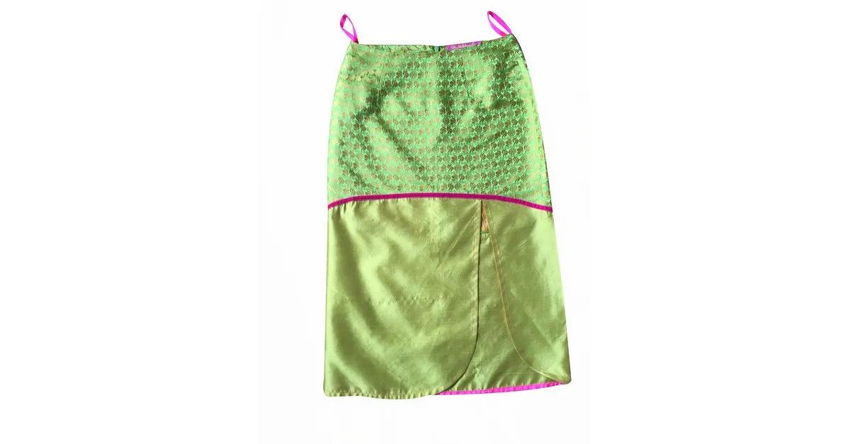 Autre Marque Falda Seda Patty Shelabarger Multicolor 
