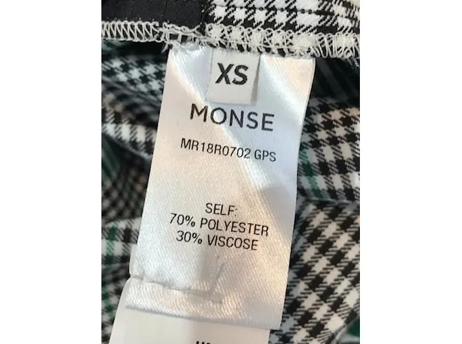 Autre Marque MONSE Pantalón T.Poliéster XS Internacional Negro 