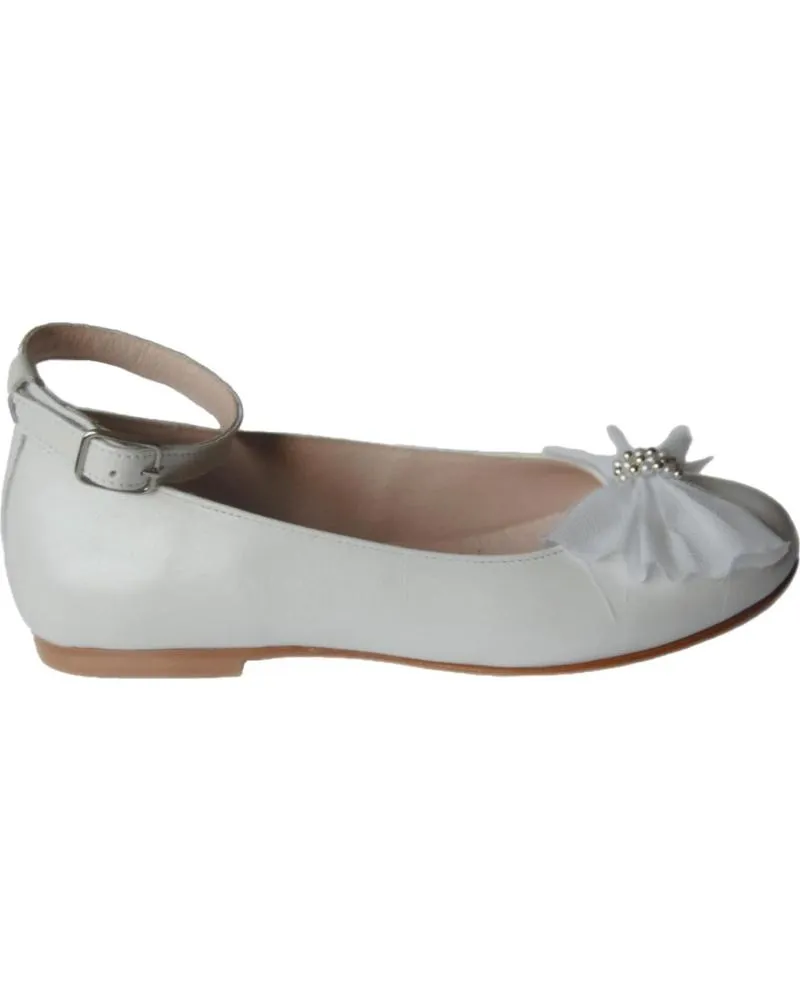 Bailarinas de Niña YOWAS BAILARINAS 25661 COMUNION BEIGE