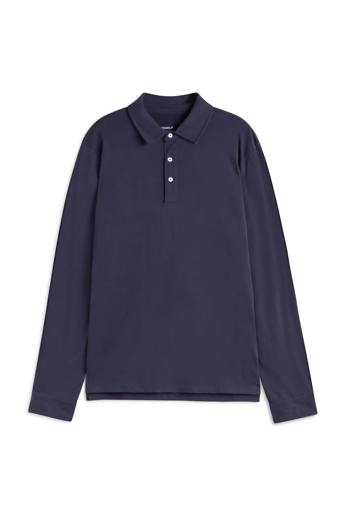 BLUE NICO LONG-SLEEVED POLO SHIRT