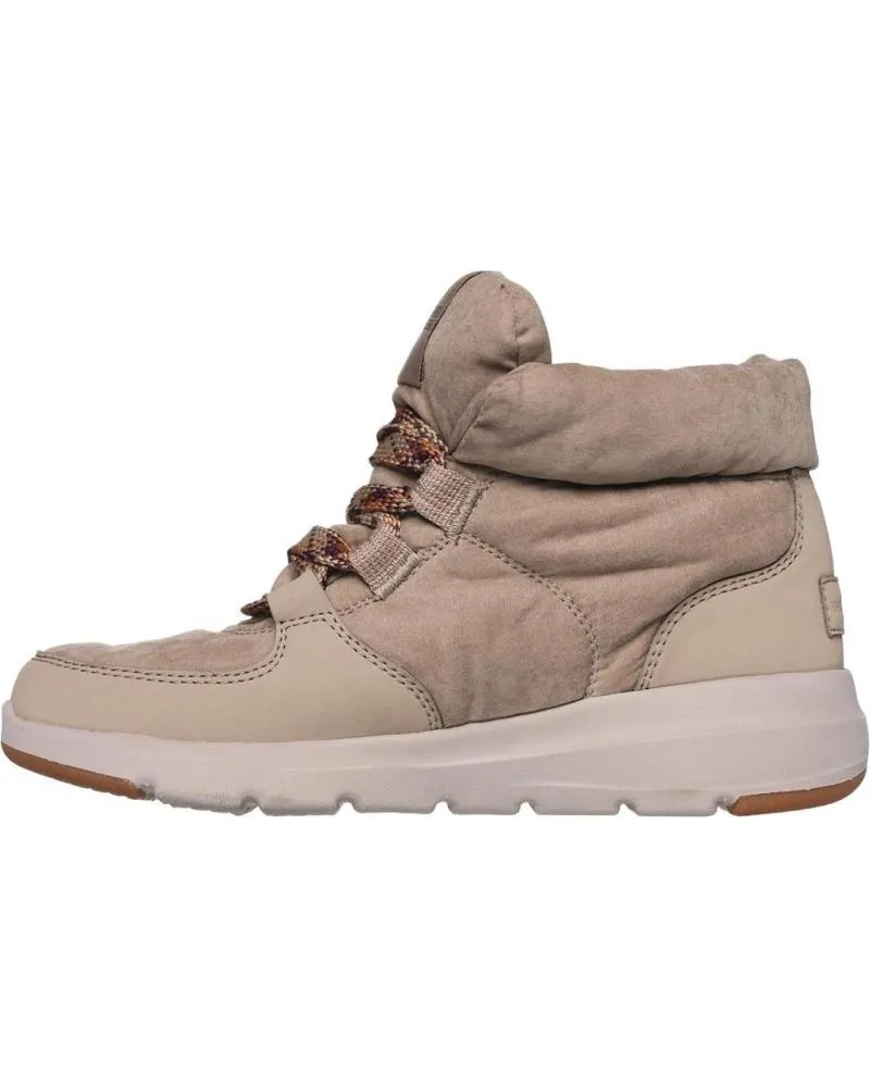 Botines SKECHERS  de Mujer GLACIAL ULTRA-TREND UP  BEIG