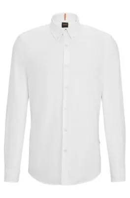 Camisa regular fit de algodón Oxford