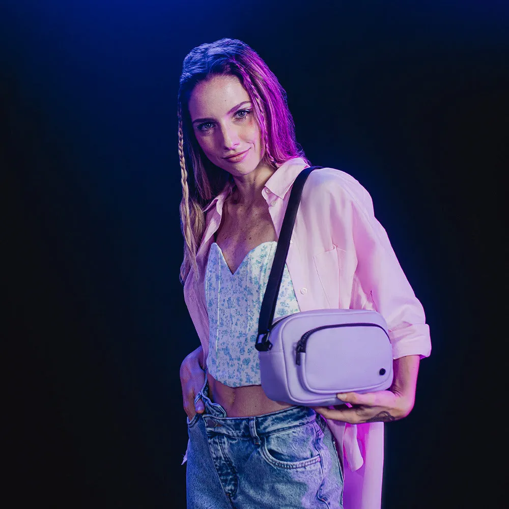 Cartera bandolera Izzie morada