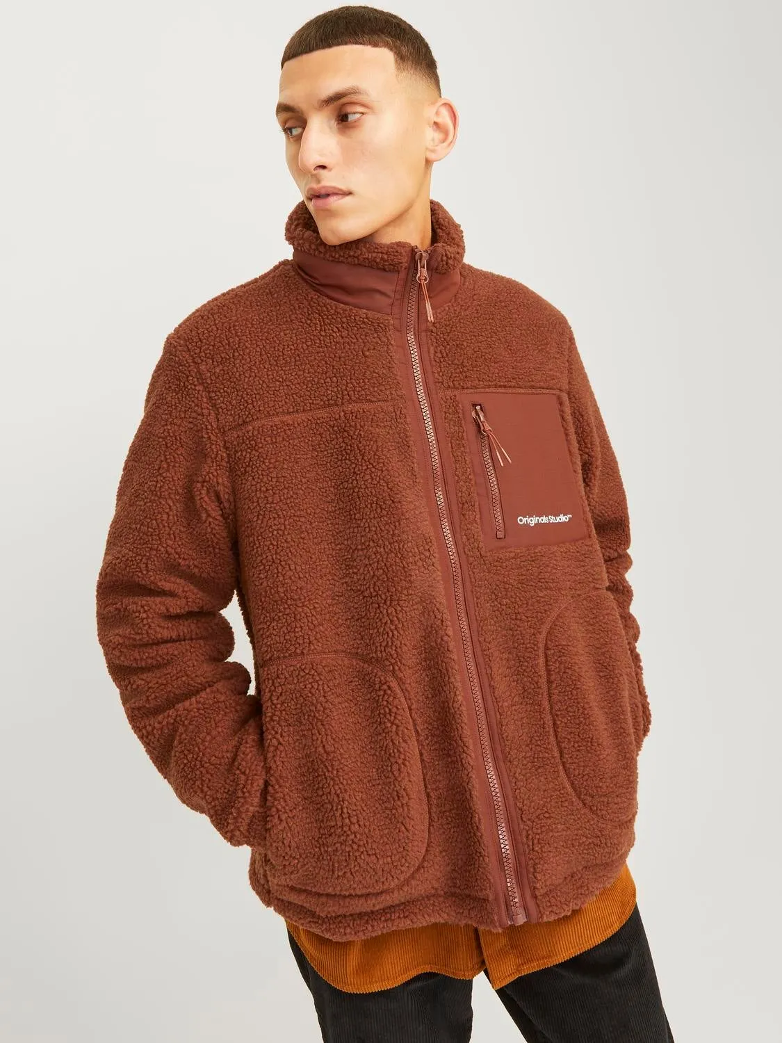 Chaqueta de peluche | Naranja intermedio | Jack & Jones®