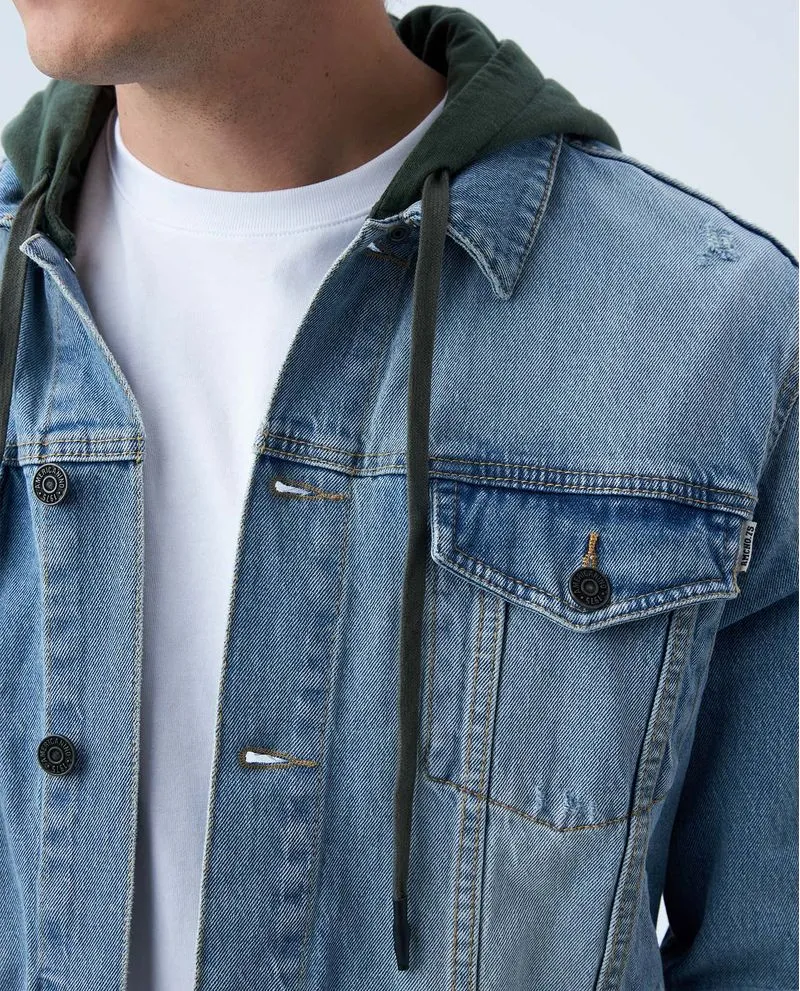 Chaqueta estilo Trucker para hombre