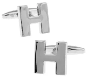 Gemelos para camisa Inicial H