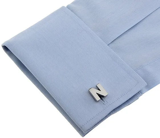 Gemelos para camisa Inicial N