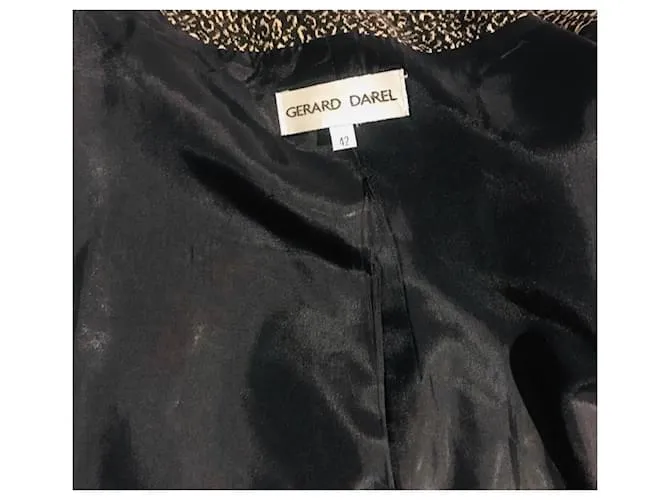 Gerard Darel Chaquetas Negro Beige 