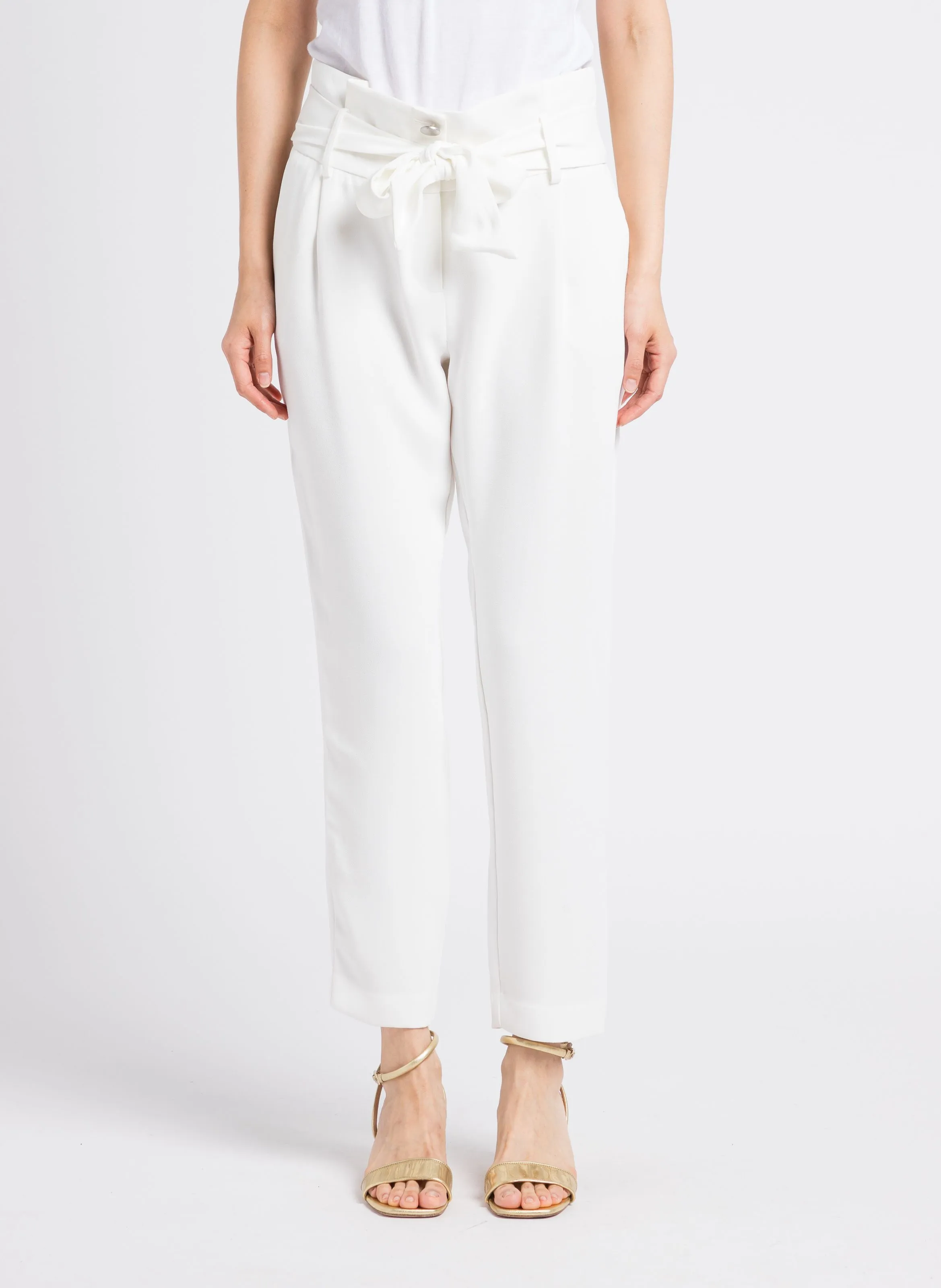 IKKS Pantalón tapered en blanco