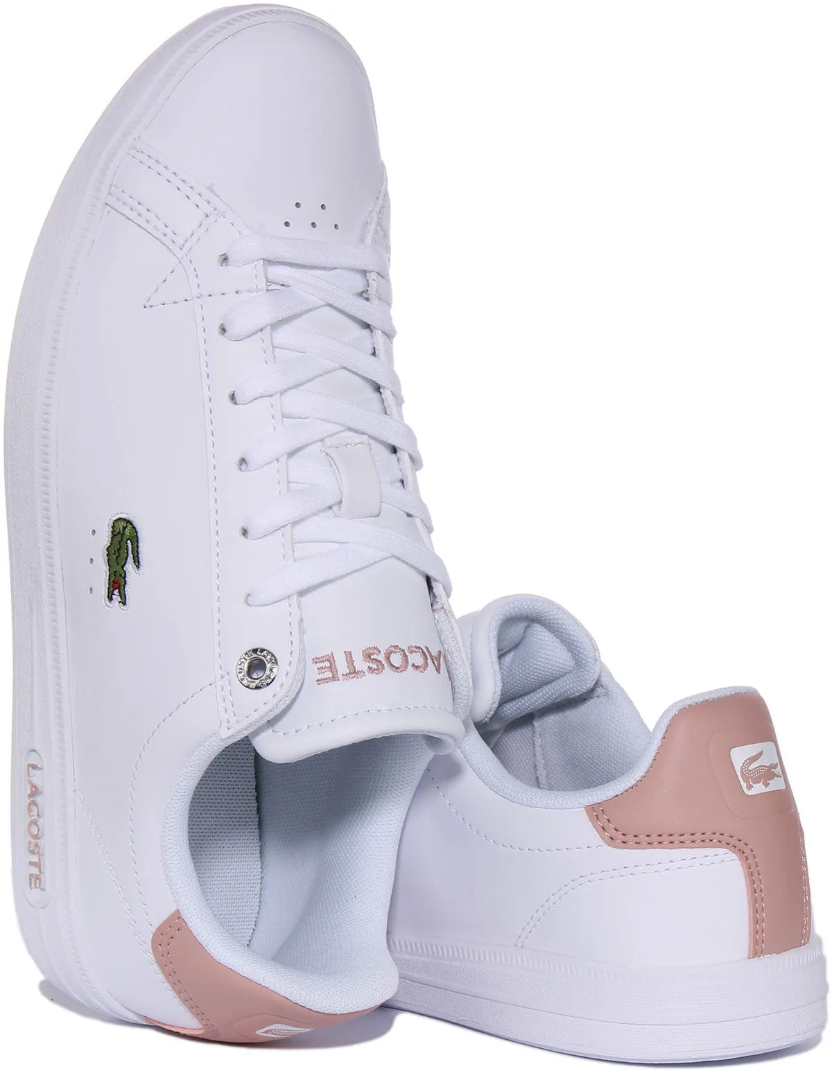 Lacoste Graduate Pro 123 2 SFA Zapatillas con cordones de piel para mujer en blanco blanco