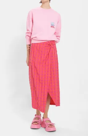 LOREAK MENDIAN FALDA DE CUADROS LEGARIA ROSA