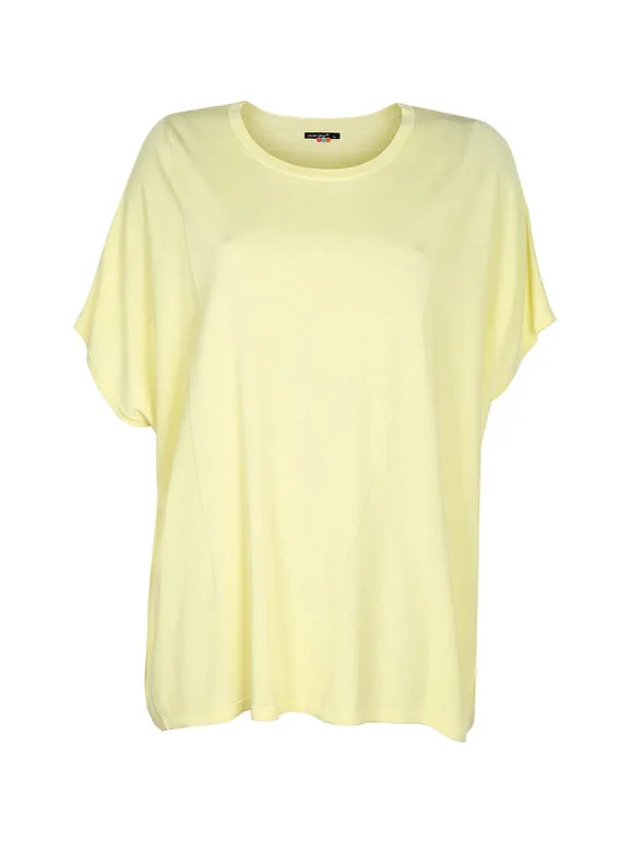 Louise Orop Camisa de mujer de manga corta oversize