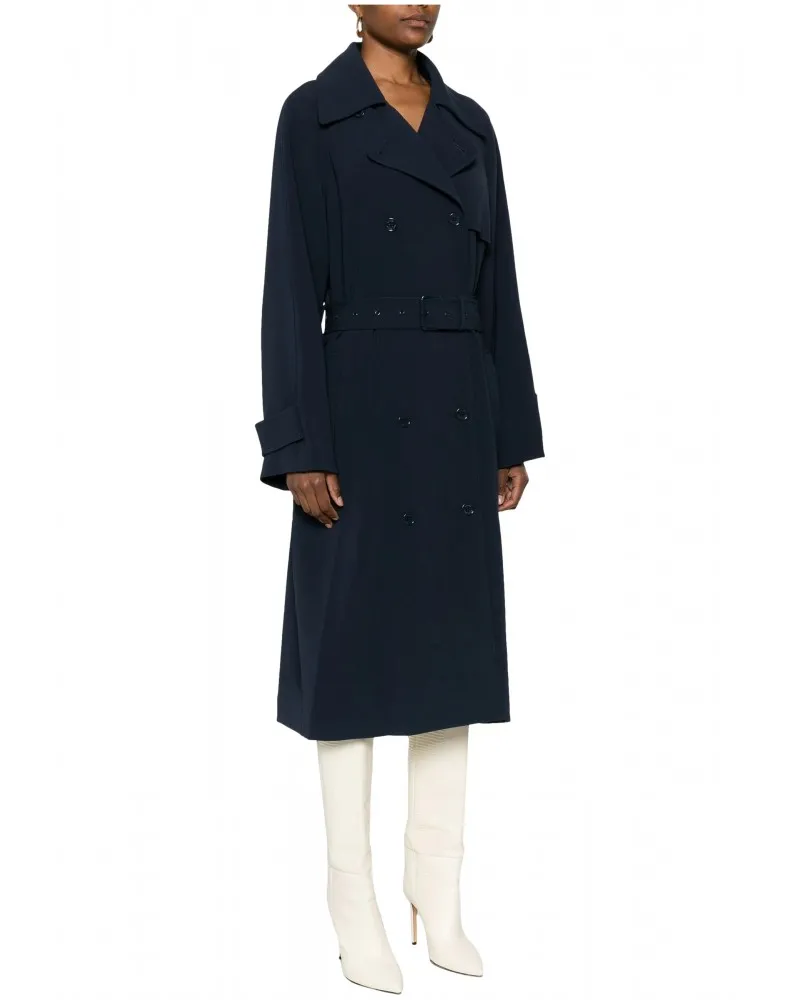 MICHAEL KORS - Gabardina con Cinturón en Crepé Texturizado