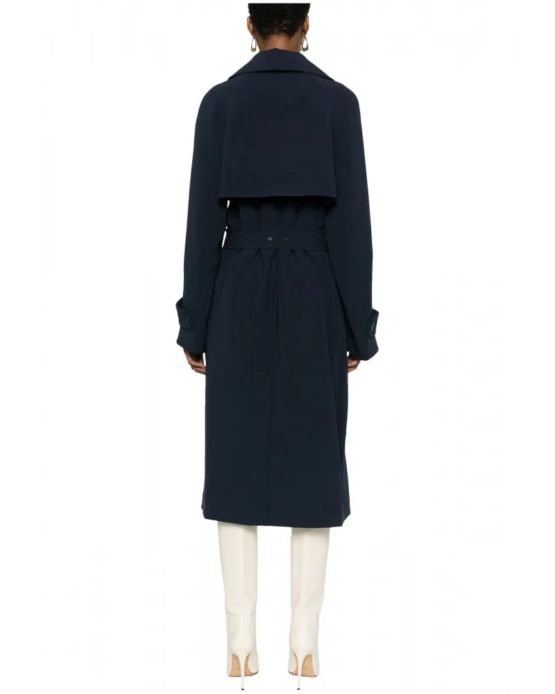 MICHAEL KORS - Gabardina con Cinturón en Crepé Texturizado