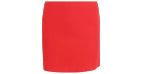 Minifalda con panel Moschino en algodón rojo y denim azul Roja 