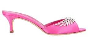Mule Rosa Manolo Blahnik Lumada Fabio 050 