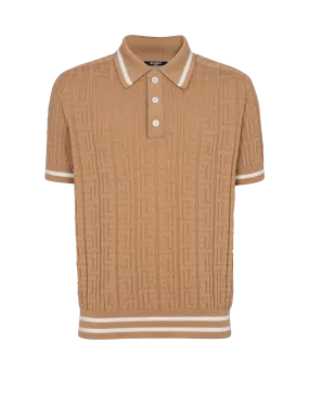 Polo de lana con monograma PB Labyrinthe