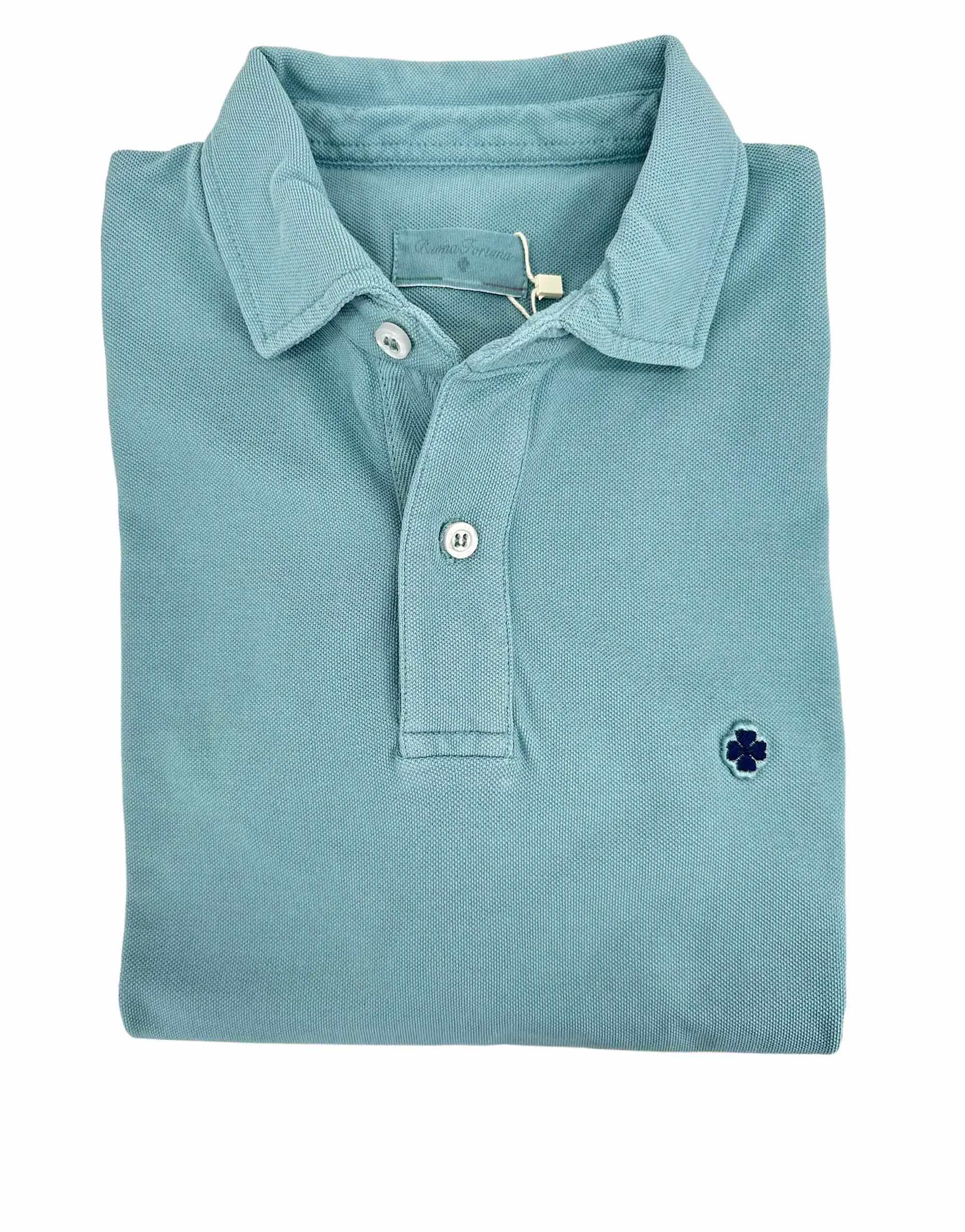 Polo Manga Corta Capri Agua Marina