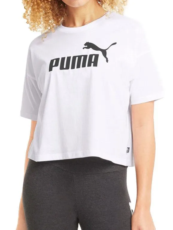 Puma Ess Cropped Logo Tee  Camiseta mujer