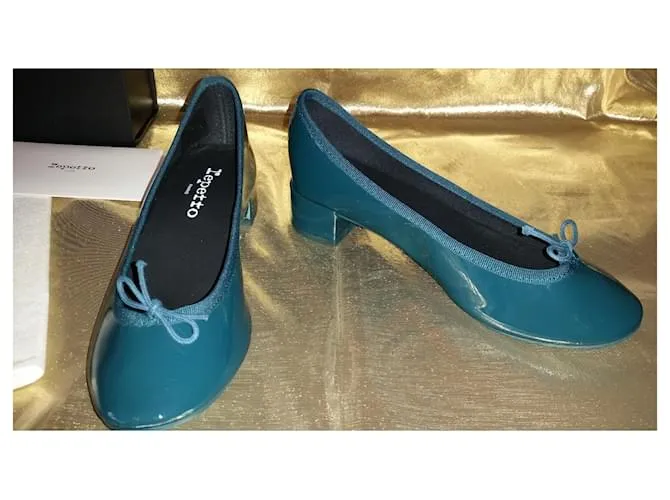 Repetto Manoletinas Verde Verde oscuro 