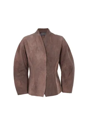 Ruth, fitted fade clay jacket