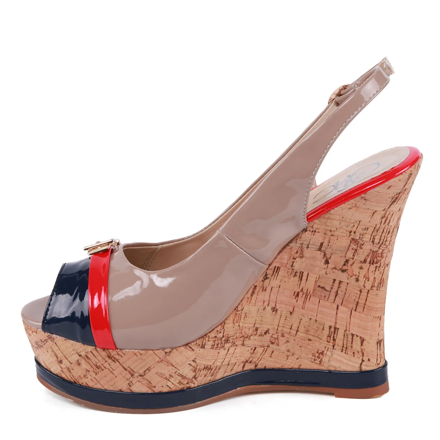 Sandalias cuña topo mujer Shoes