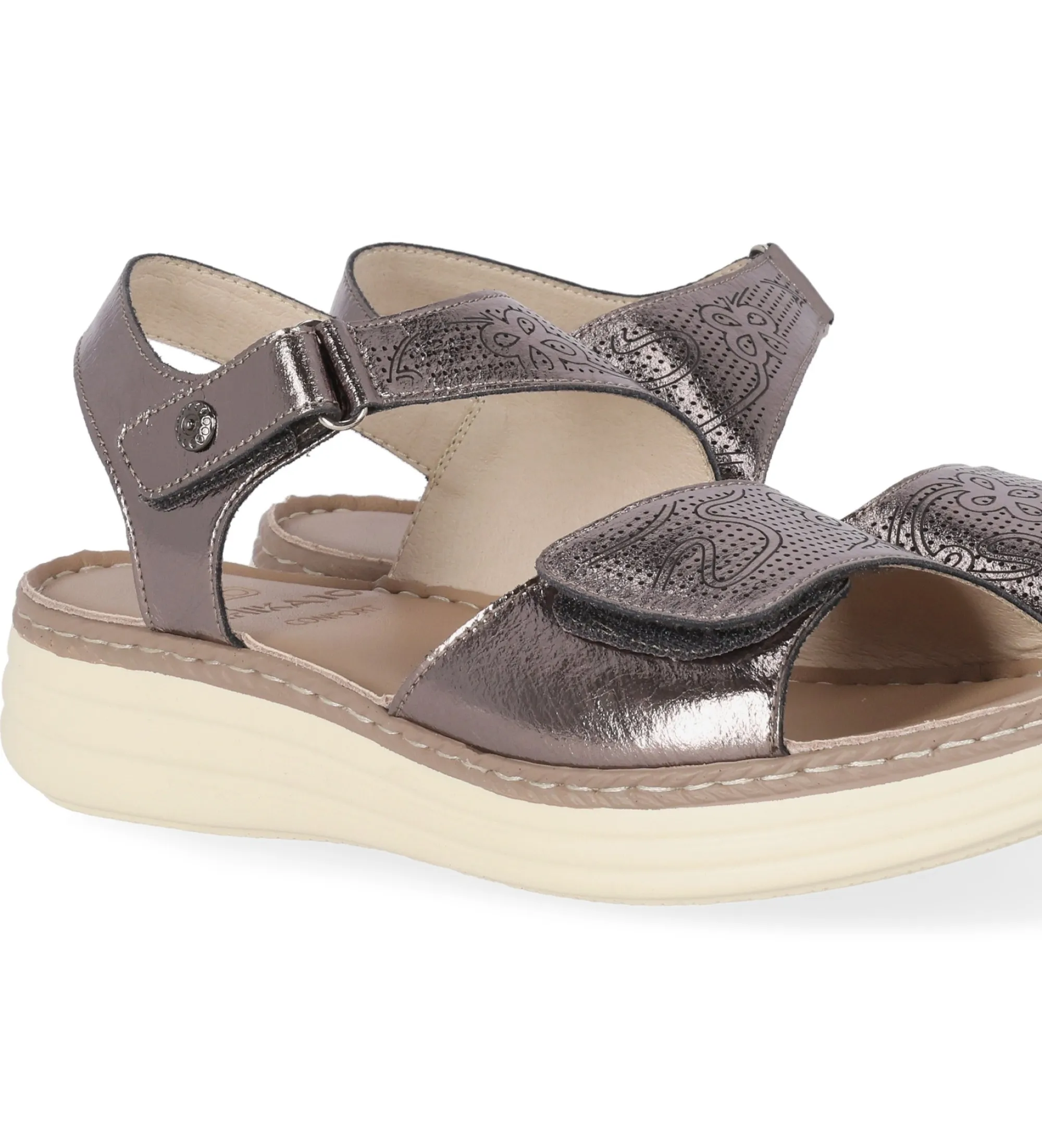 Sandalias de Piel Homer 02681 bronce