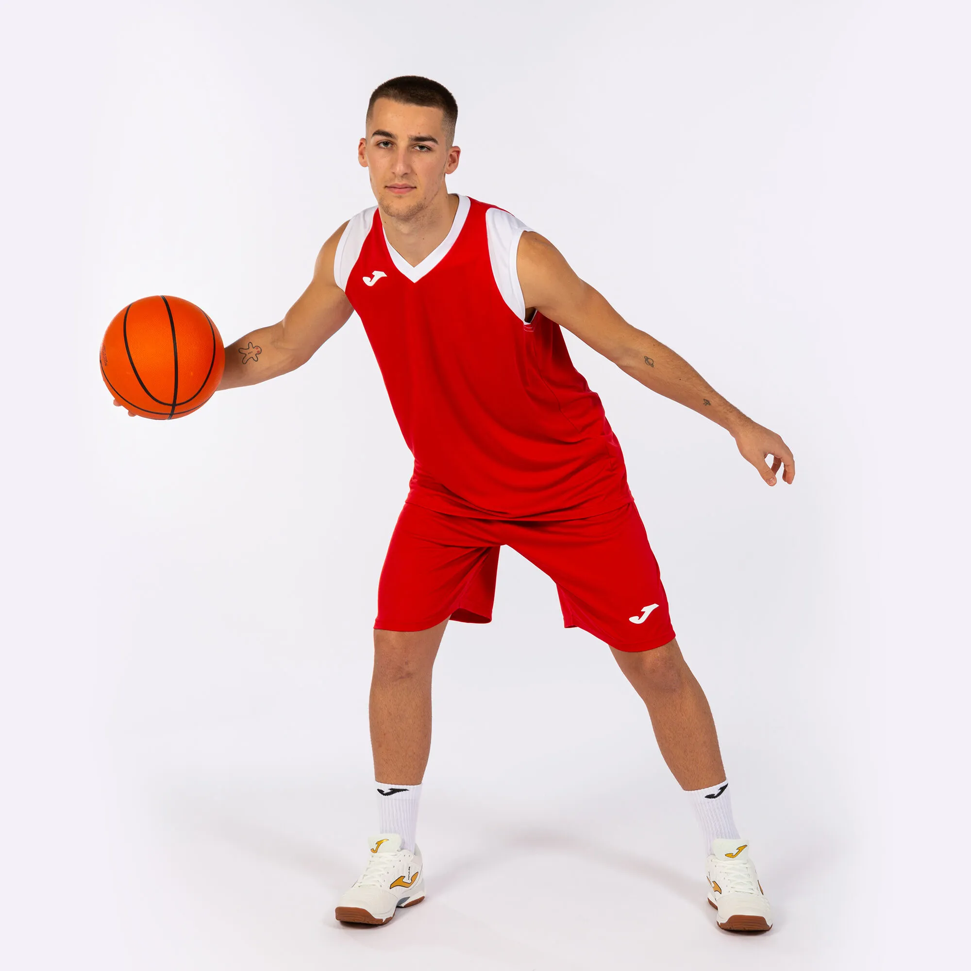 Set unisex Final II rojo blanco