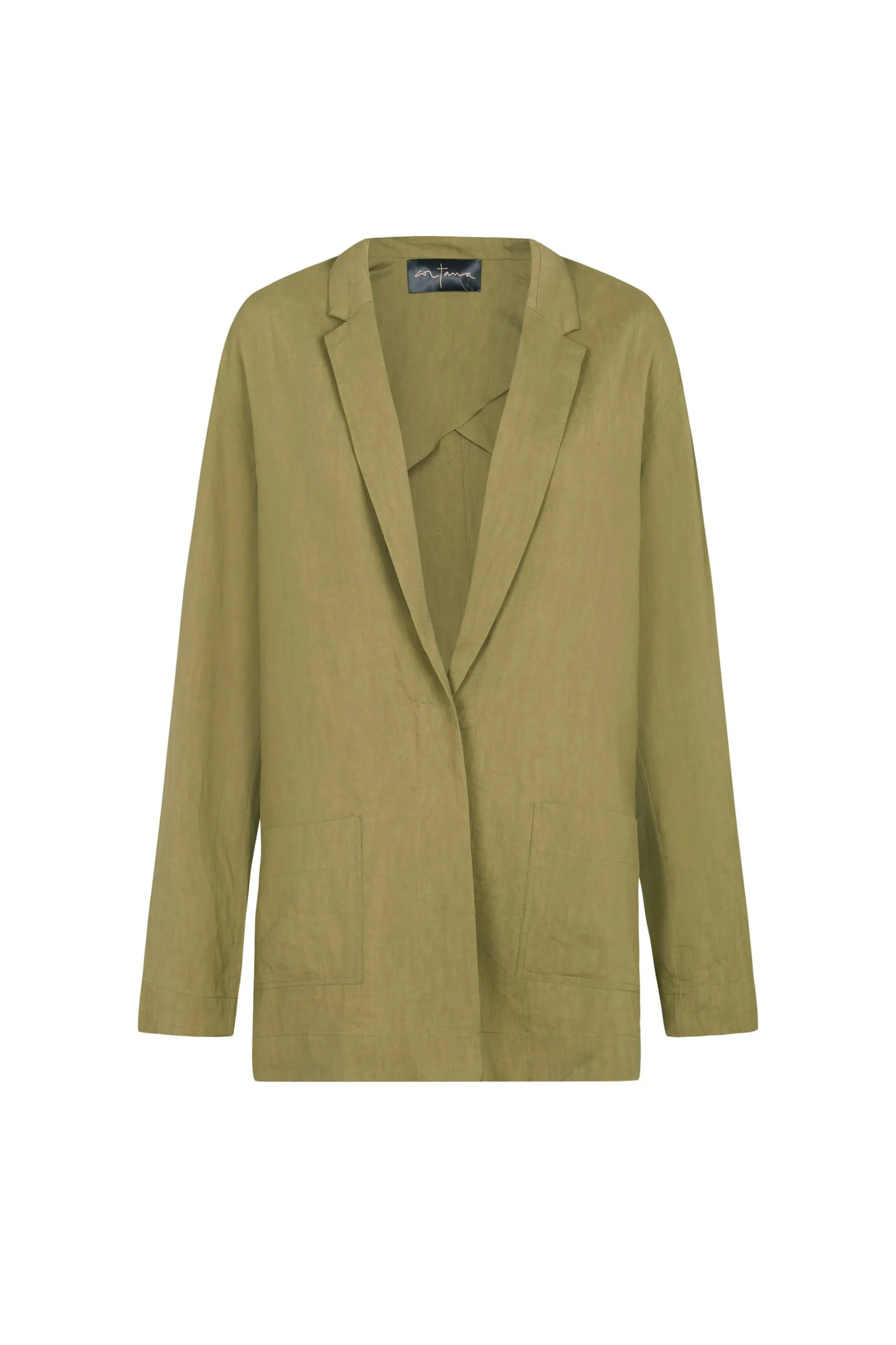 She, pistachio jacket