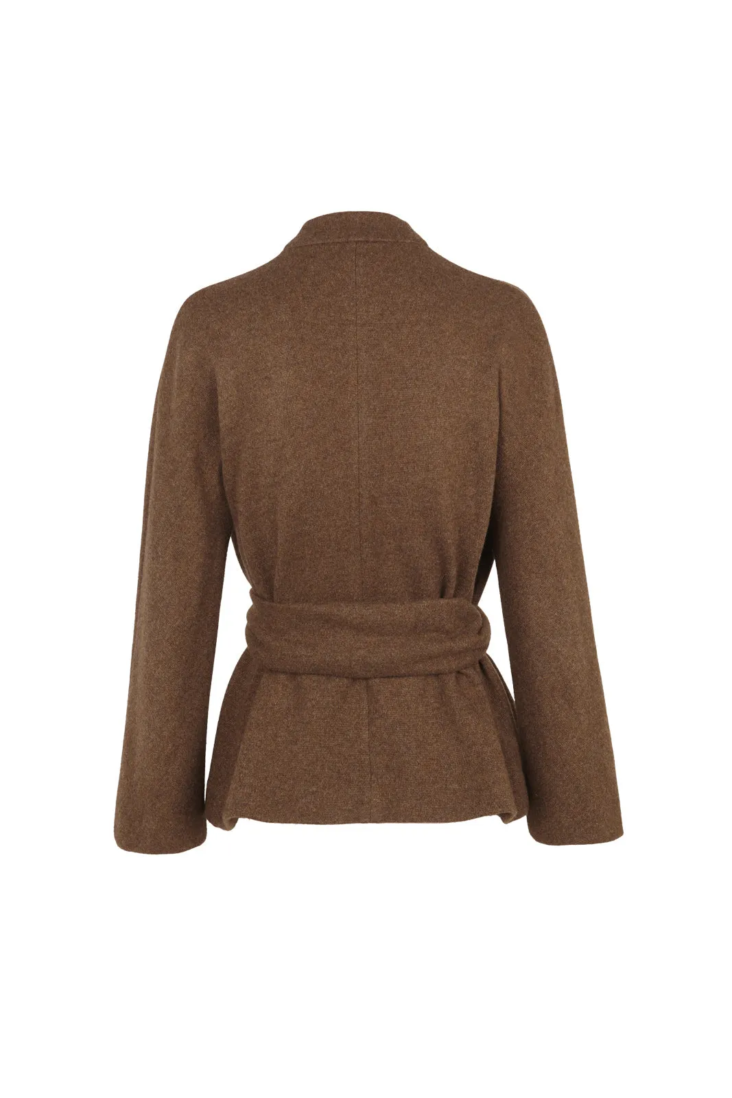 Single, cashmere wrap jacket