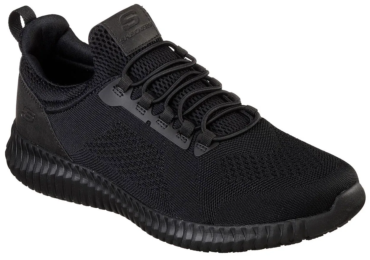SKECHERS Informal antideslizante, EH, con puntera blanda, negro, de hombre Skechers Cessnock