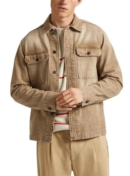 Sobrecamisa Pepe Jeans Enzo Denim Para Hombre