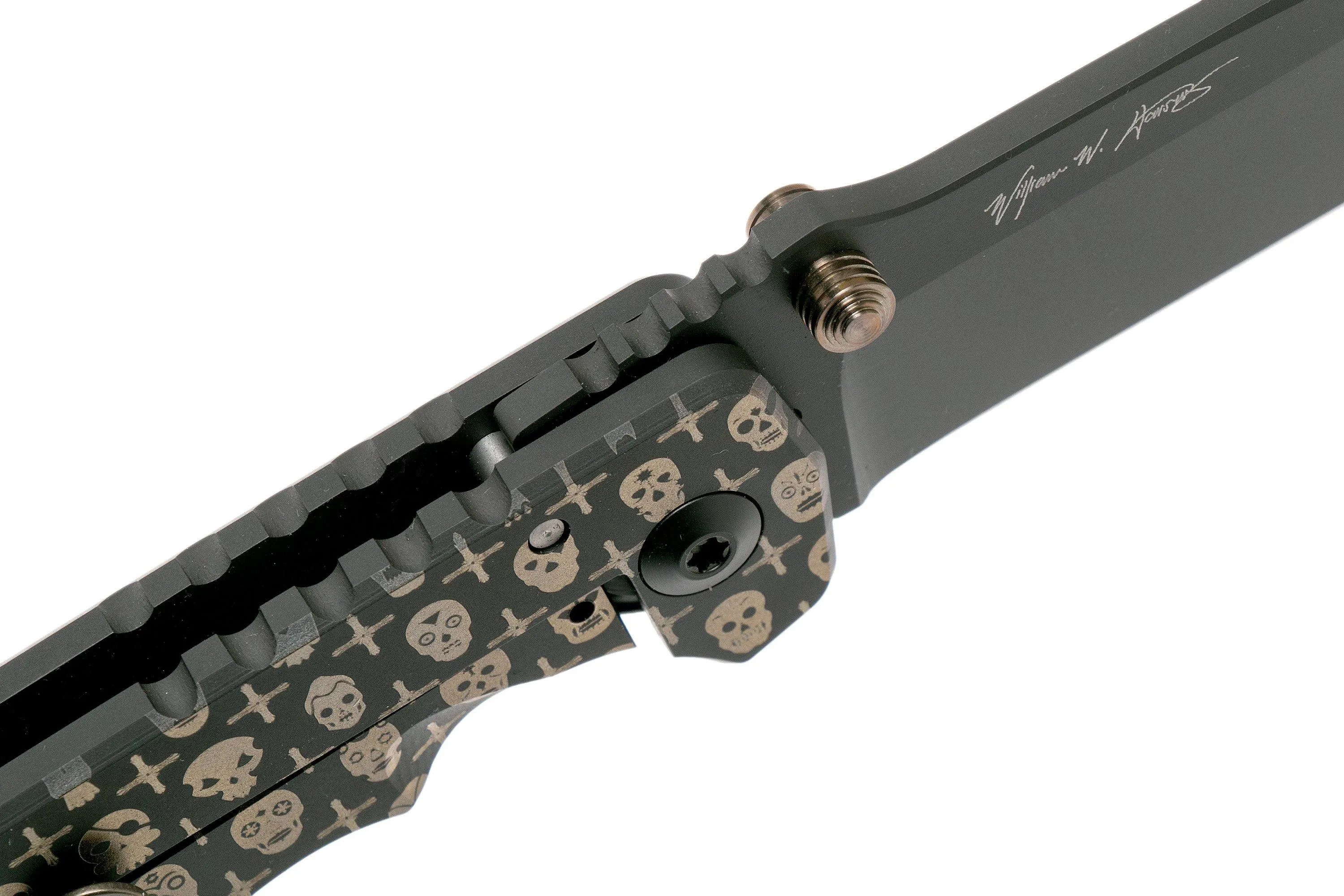 Spartan Blades Harsey Folder SHF Gilded Skulls Special Edition 2020 Navaja