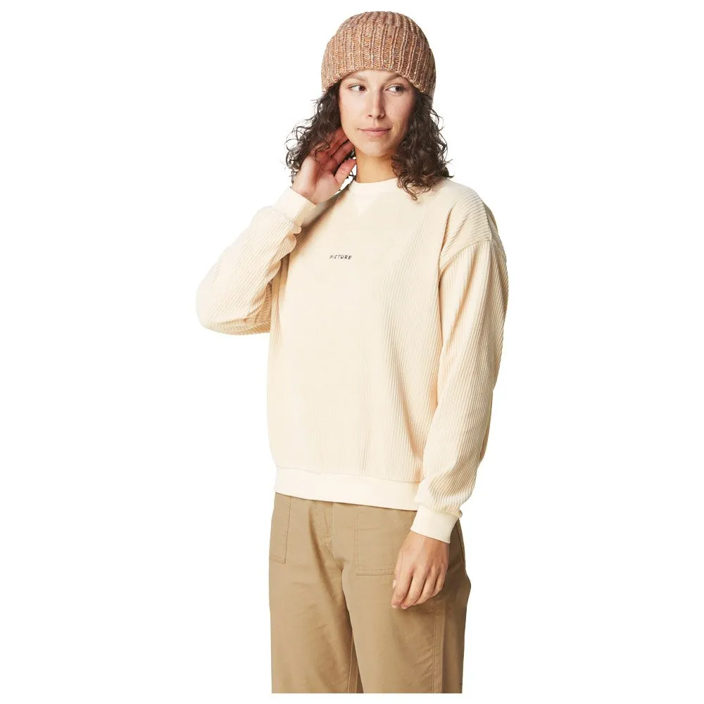 Sudadera Picture Laikko Crew White Cap Gray