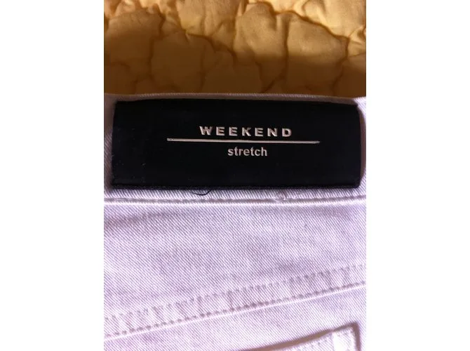 Weekend Max Mara Pantalones Blanco roto 