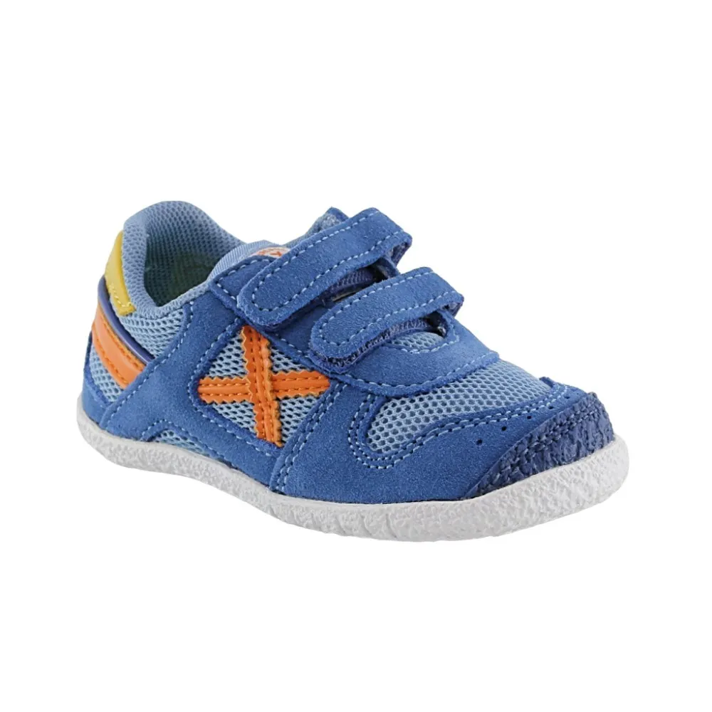 Zapatillas Munich Baby Goal Jeans-Naranja