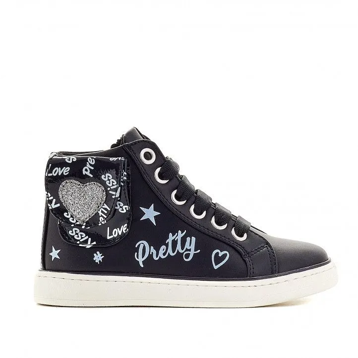 Zapatos abotinados QUETS! pretty con estrellas y corazones