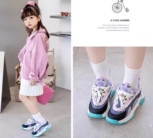 Zapatos De Tenis Niño Deportivos Escolar Cómoda Transpirable