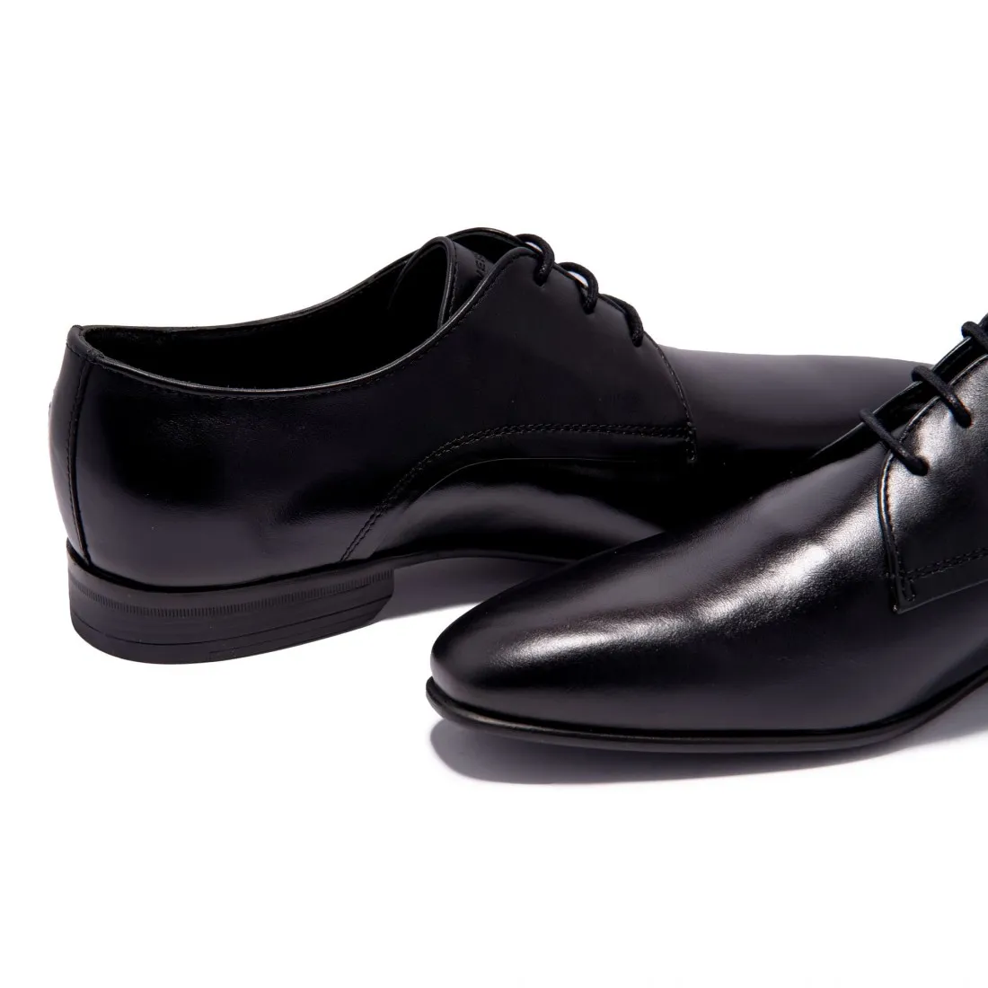 Zapatos Formales En Cuero Con Cordones - Overstate