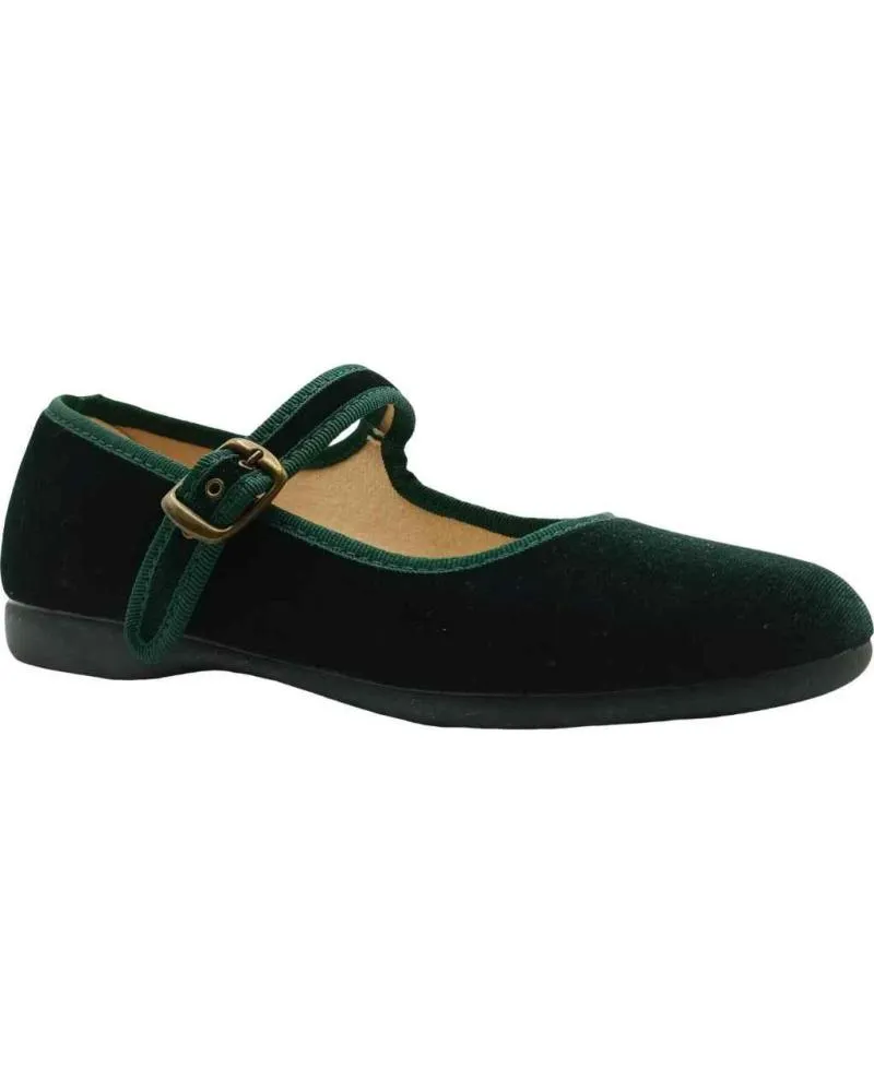 Zapatos TOKOLATE  de Niña M TERCIOPELO BOTELLA  VERDE